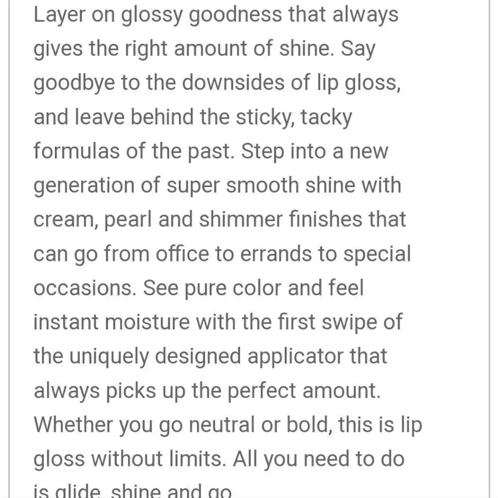 MARY KAY UNLIMITED LIP GLOSS IN ICONIC RED